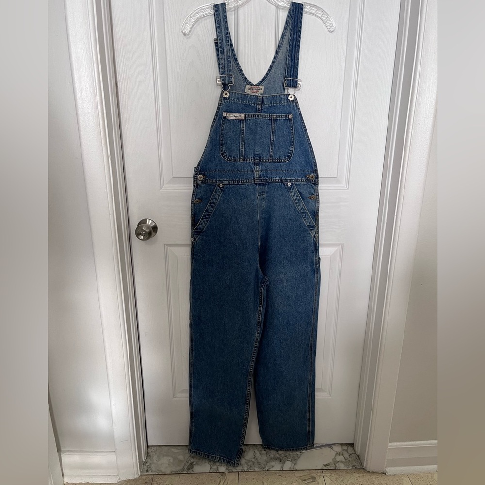 Vintage GUESS® JEANS Denim Overalls in Sz Small - Picture 2 of 16
